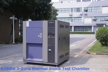 CE Mark High and Low Temperature 3-Zone Thermal Shock Testing Chamber